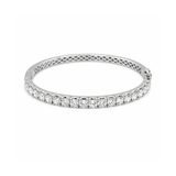 Diamond Bangle-18 karat white gold diamond bangle.