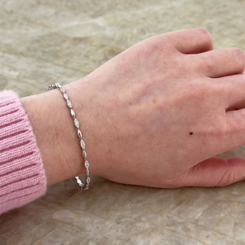 Diamond Bangle-Diamond Bangle - DBUNK00232