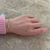 Diamond Bow Bracelet-Diamond Bow Bracelet - DBRDI00166