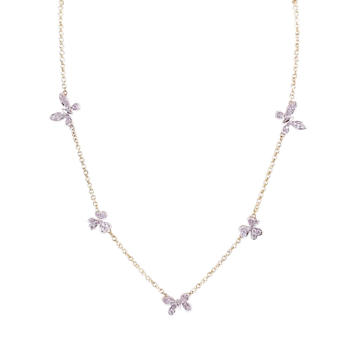 Diamond Butterfly Station Chain - DNMXM00356