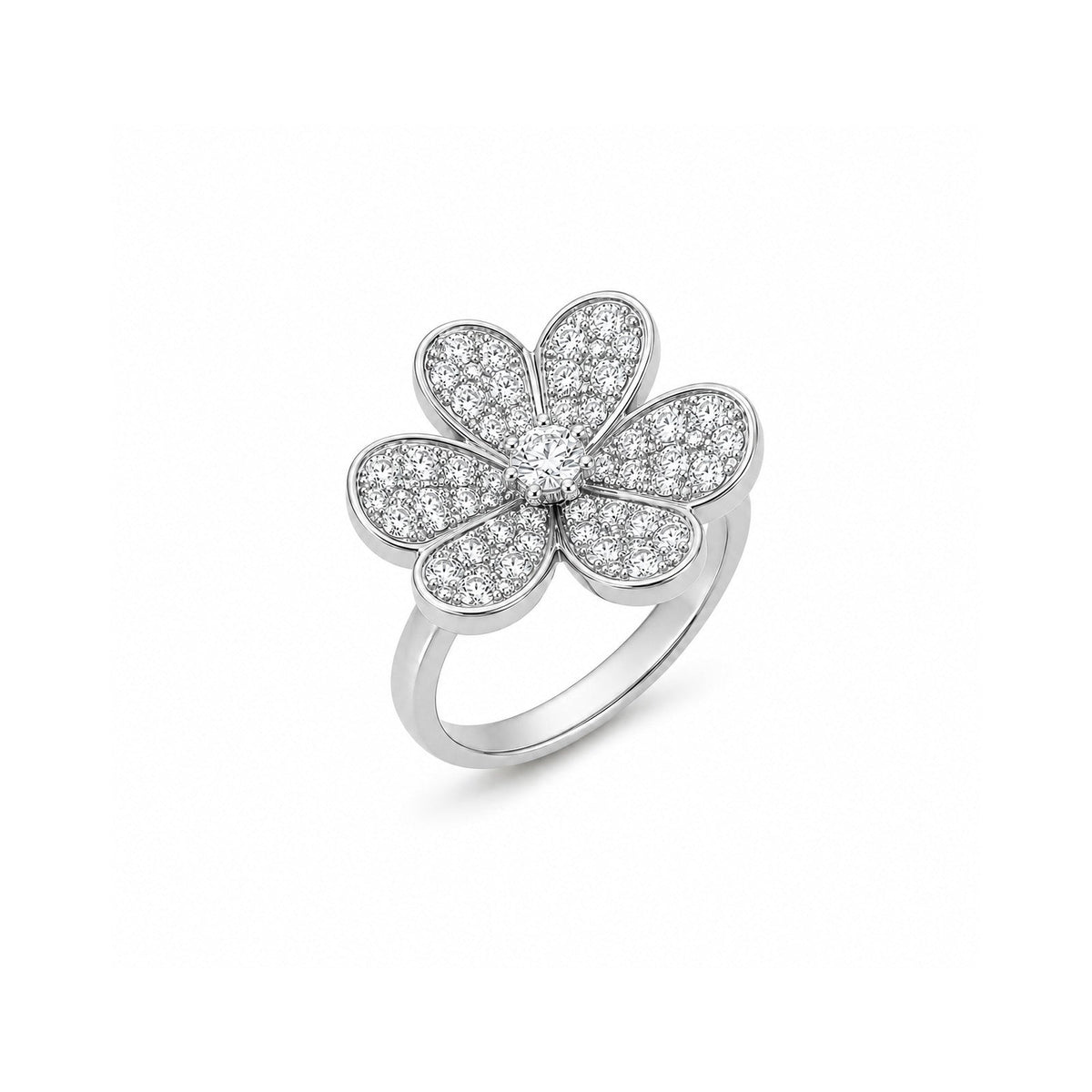 Diamond Clover Ring