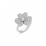 Diamond Clover Ring-Diamond Clover Ring