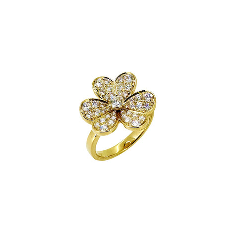 Diamond Clover Ring-Diamond Clover Ring - DRTIJ03711