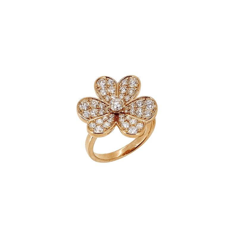 Diamond Clover Ring-Diamond Clover Ring - DRTIJ03793