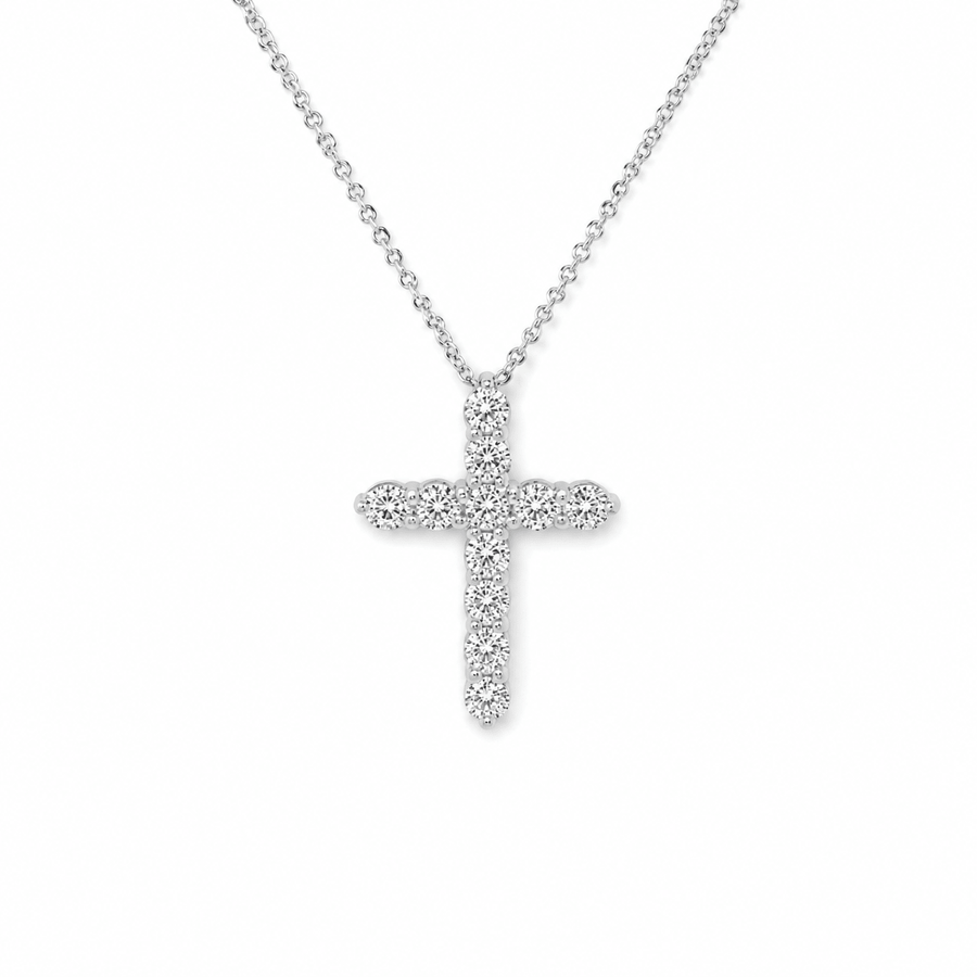 diamond cross pendant 