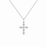 Diamond Cross Pendant and Chain-diamond cross pendant and chain