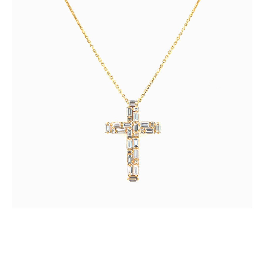 Diamond Cross Pendant - DNNEL00273