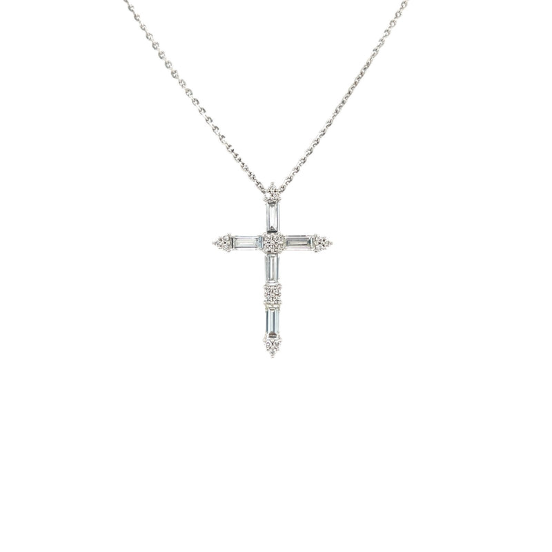 Diamond Cross Pendant-Diamond Cross Pendant - DNNEL00299