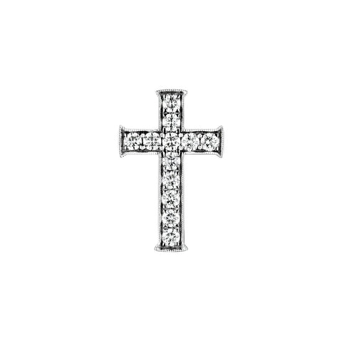 Diamond Cross Pendant and Chain-Diamond Cross Pendant - DPNEL00125