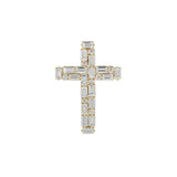 Diamond Cross Pendant with Chain-Diamond Cross Pendant with Chain - DNNEL00273