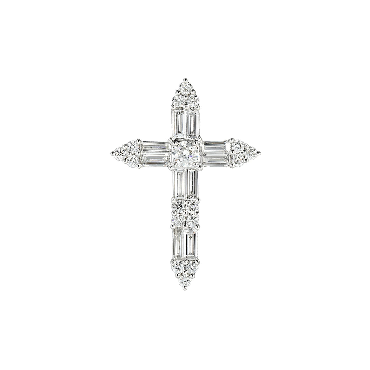 Diamond Cross Pendant with Chain - DNNEL00281