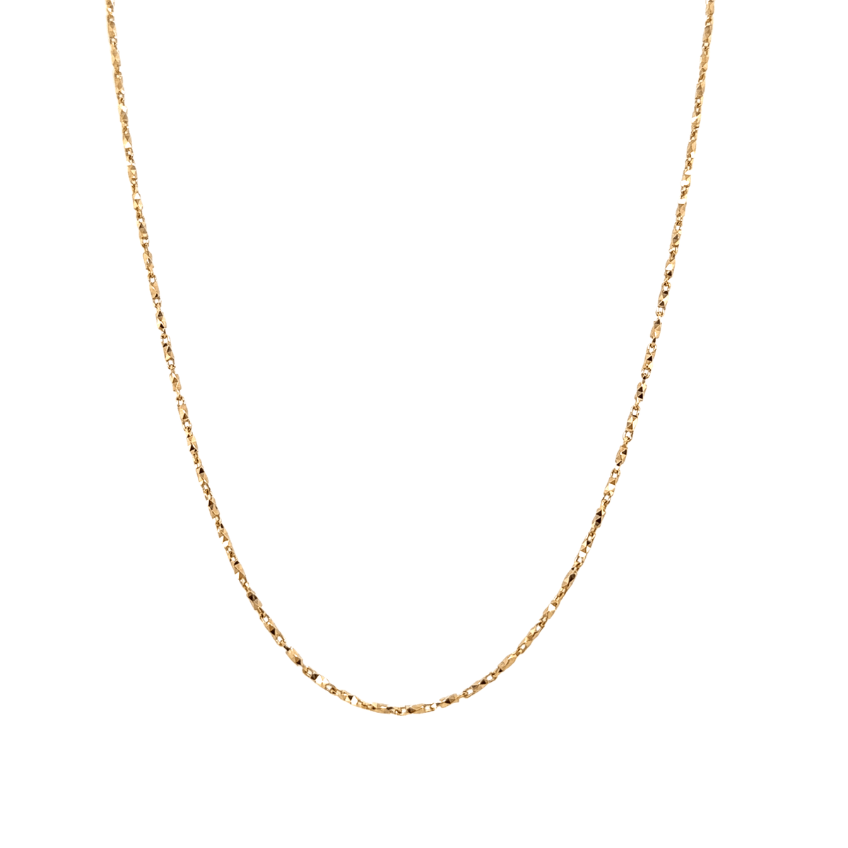 Diamond - cut Gold Chain Necklace - 8NKEY05924