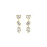 Diamond Dangle Earrings-Diamond Dangle Earrings - DENKA04630