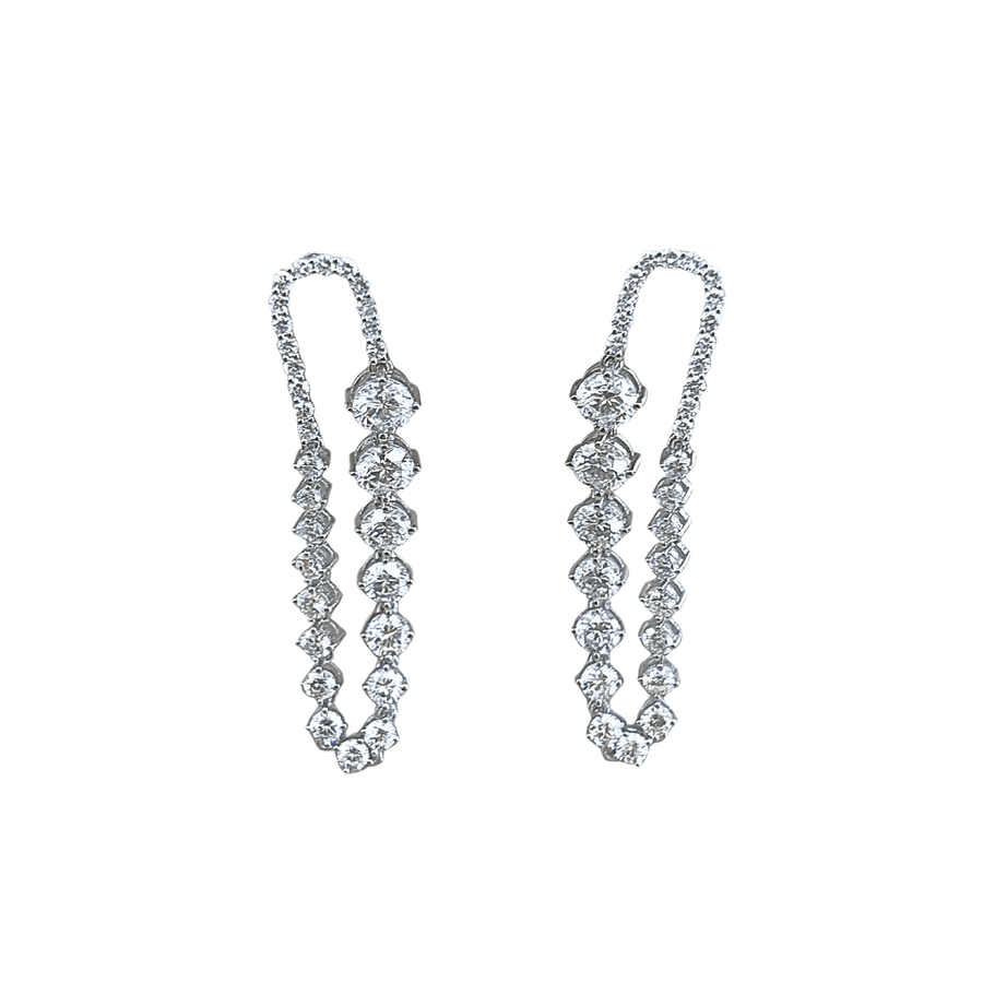 Diamond Dangle Earrings DEODE05773
