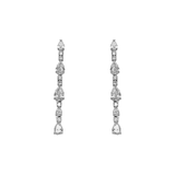 Diamond Dangling Earrings-Diamond Dangling Earrings - DENOV00141