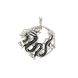 Diamond Dragon Pendant (Chain is not included)-Diamond Dragon Pendant (Chain is not included) - DPTIJ01857