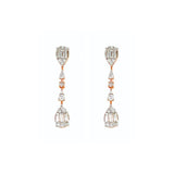 Diamond Drop Earrings-Diamond Drop Earrings - DERDI00729