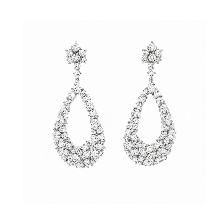 Diamond Earrings - DEMXM01072