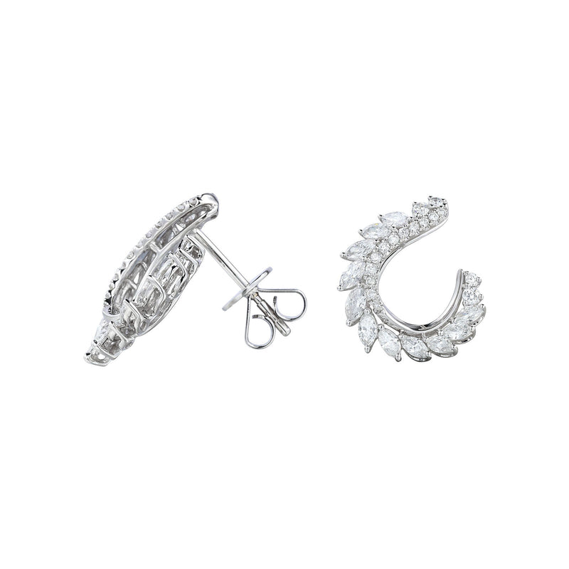 Diamond Earrings-Diamond Earrings - DENEL00216