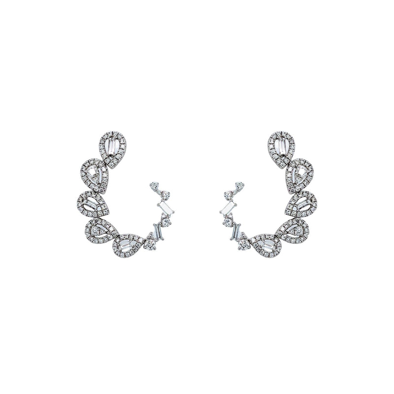 Diamond Earrings-Diamond Earrings - DERDI00216