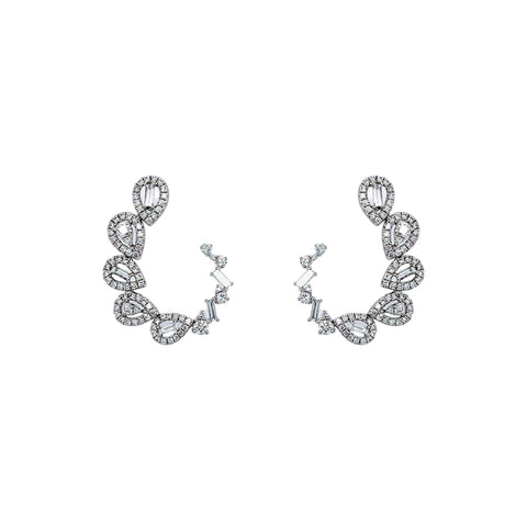 Diamond Earrings-Diamond Earrings - DERDI00216