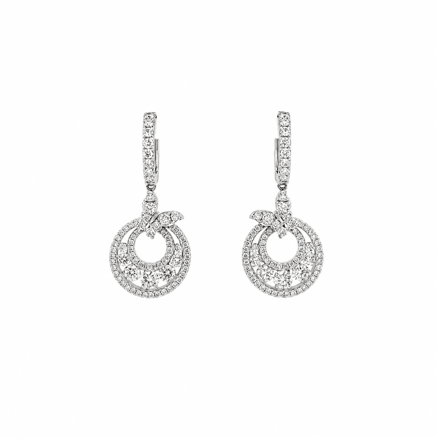 diamond drop earrings