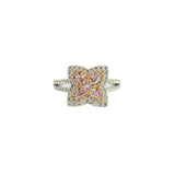 Diamond Floral Ring-Diamond Floral Ring - DRUJD00604