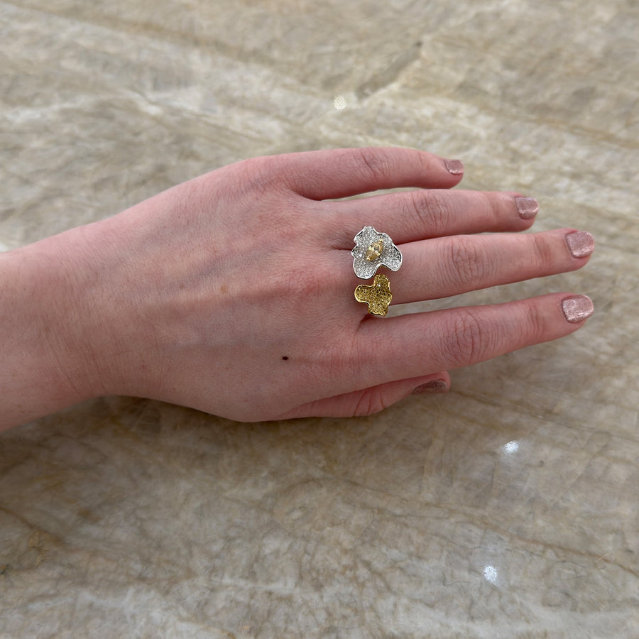 Diamond Flower Ring - DRTIJ03114