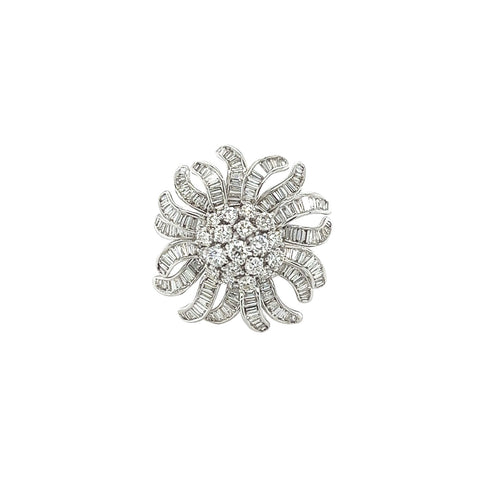 Diamond Flower Ring-Diamond Flower Ring - DRTIJ03757