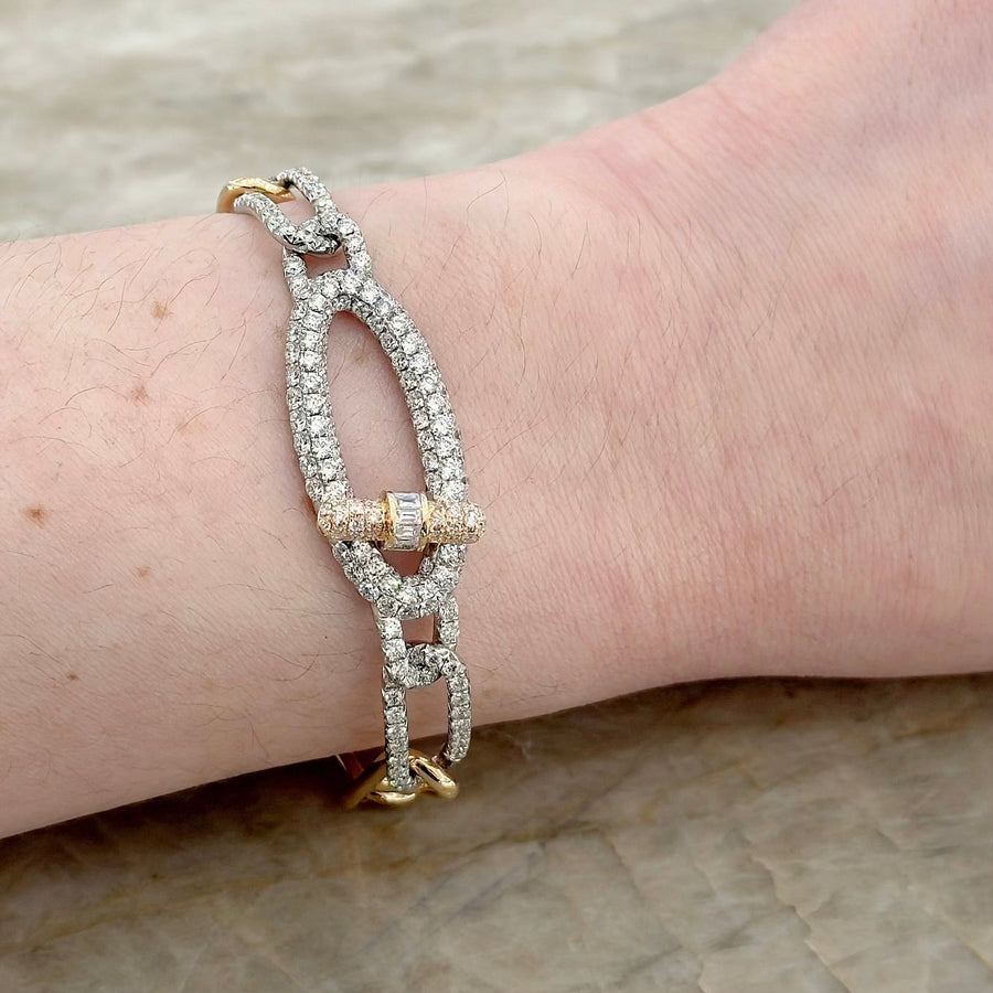 Diamond Gold Bracelet - DBDRA01731