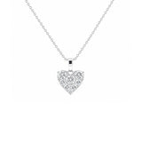 Diamond Heart Pendant and Chain-Diamond Heart Pendant and Chain