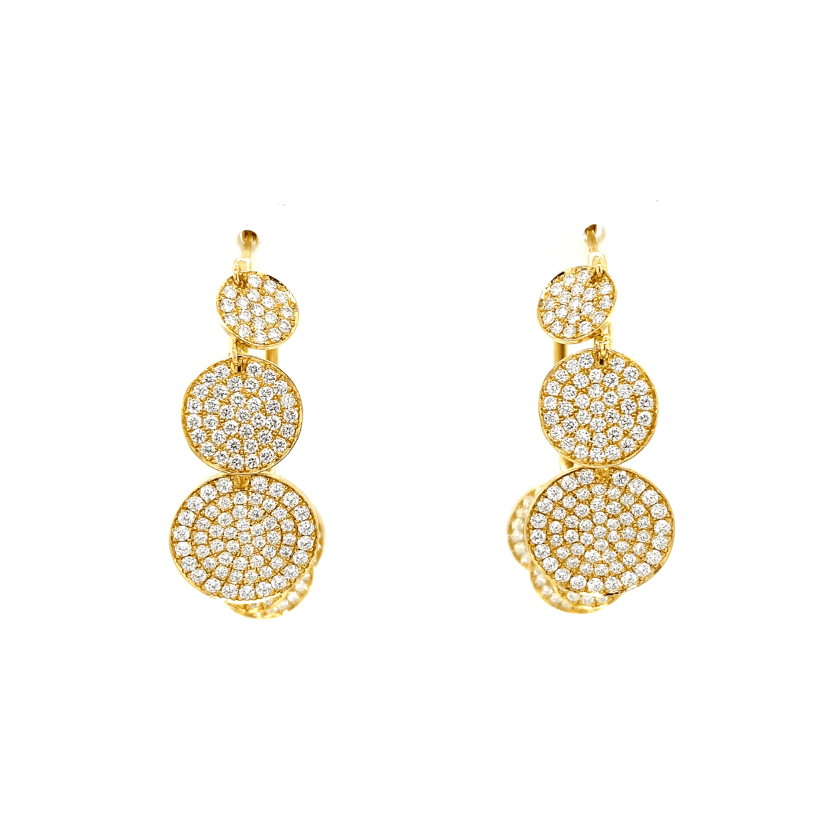 Diamond Hoop Earrings