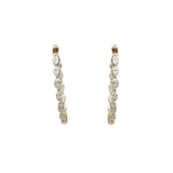 Diamond Hoop Earrings-Diamond Hoop Earrings DEODE05782