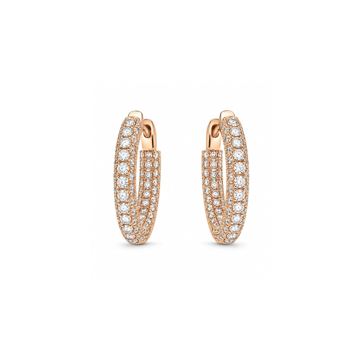 Diamond Hoop Earrings