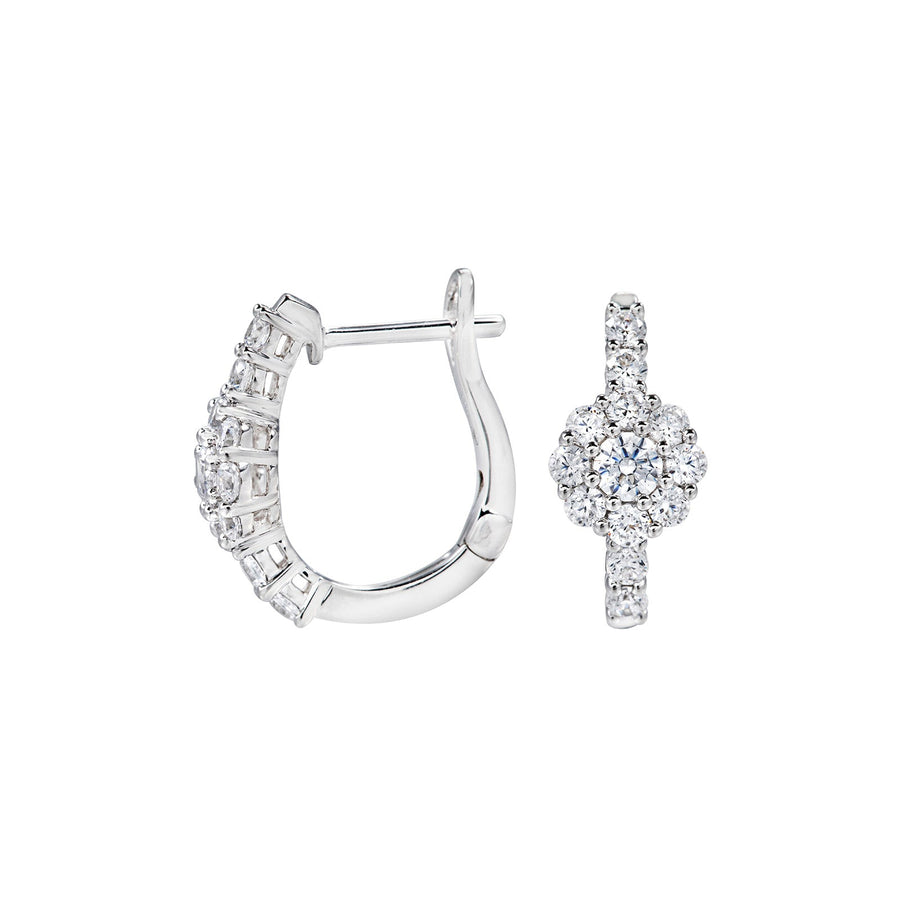 Diamond Huggie Earrings - DENEL00224