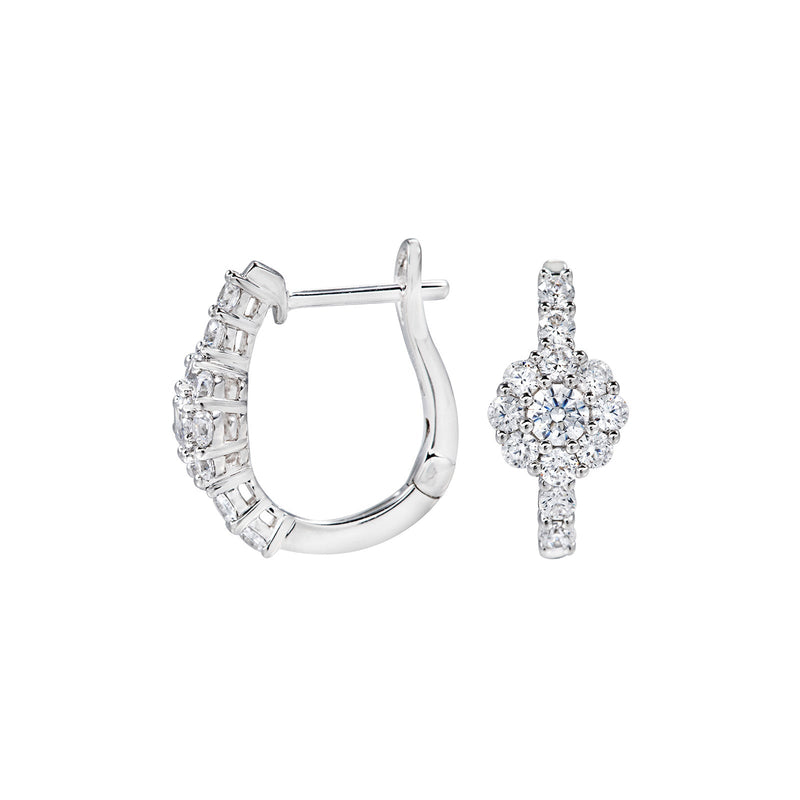Diamond Huggie Earrings-Diamond Huggie Earrings - DENEL00224