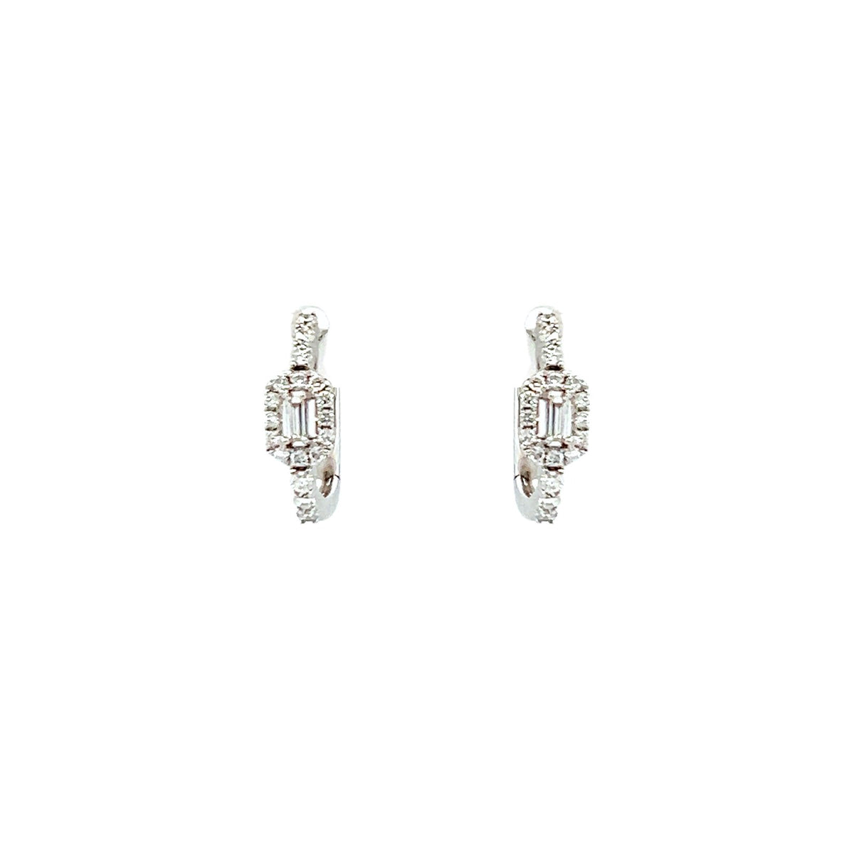 Diamond Huggie Earrings - DERDI00190