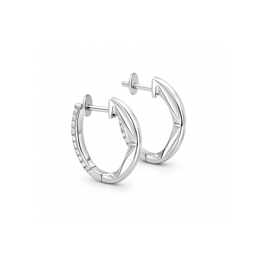 Diamond Huggie Earrings