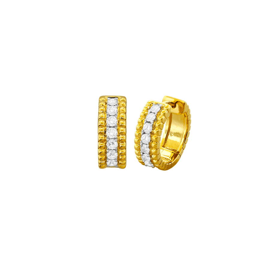 Diamond Huggie Earrings DESPK00037