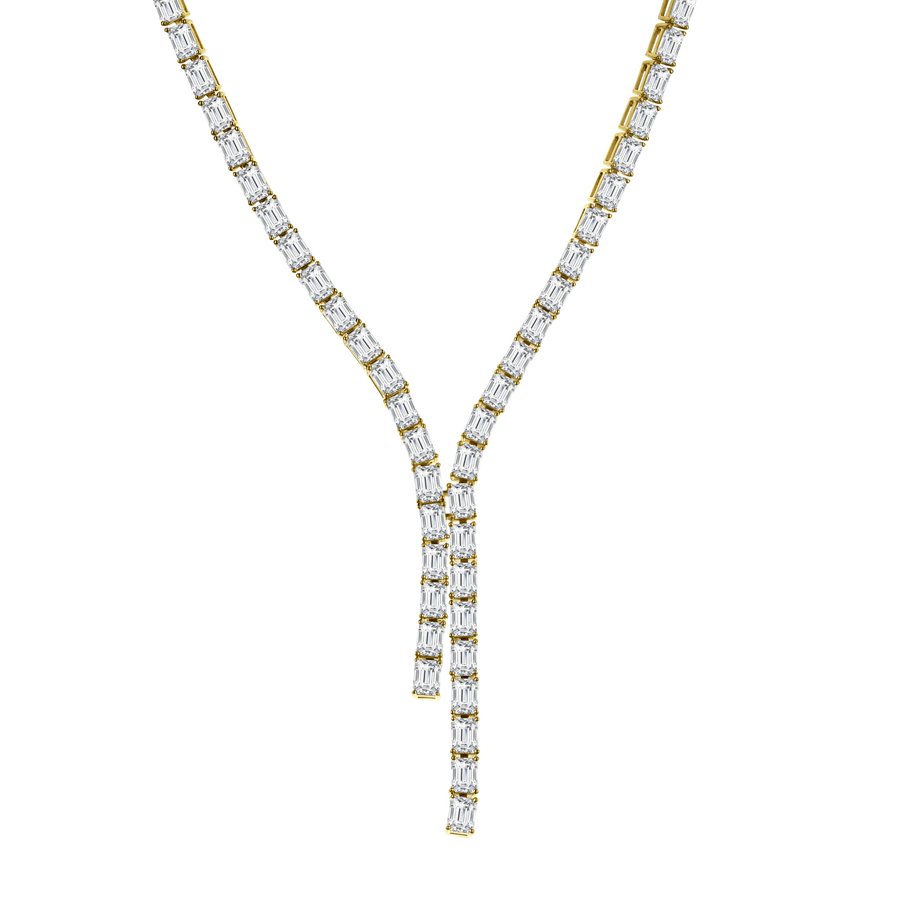 Diamond Lariat Necklace DNODE00037