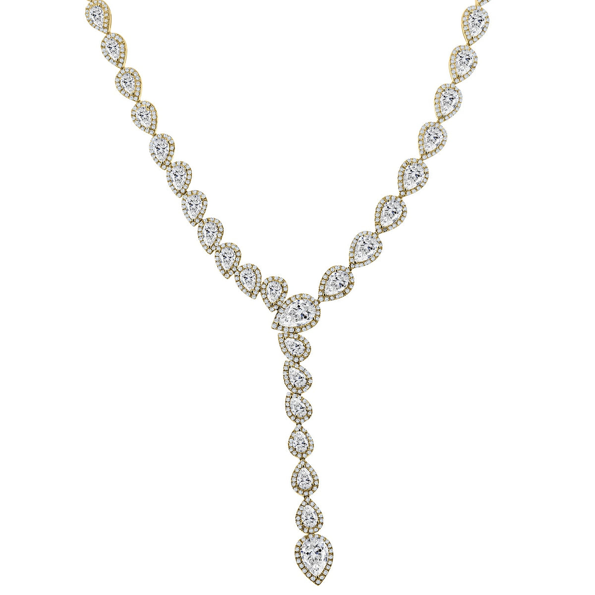 Diamond Lariat Necklace - DNODE00109