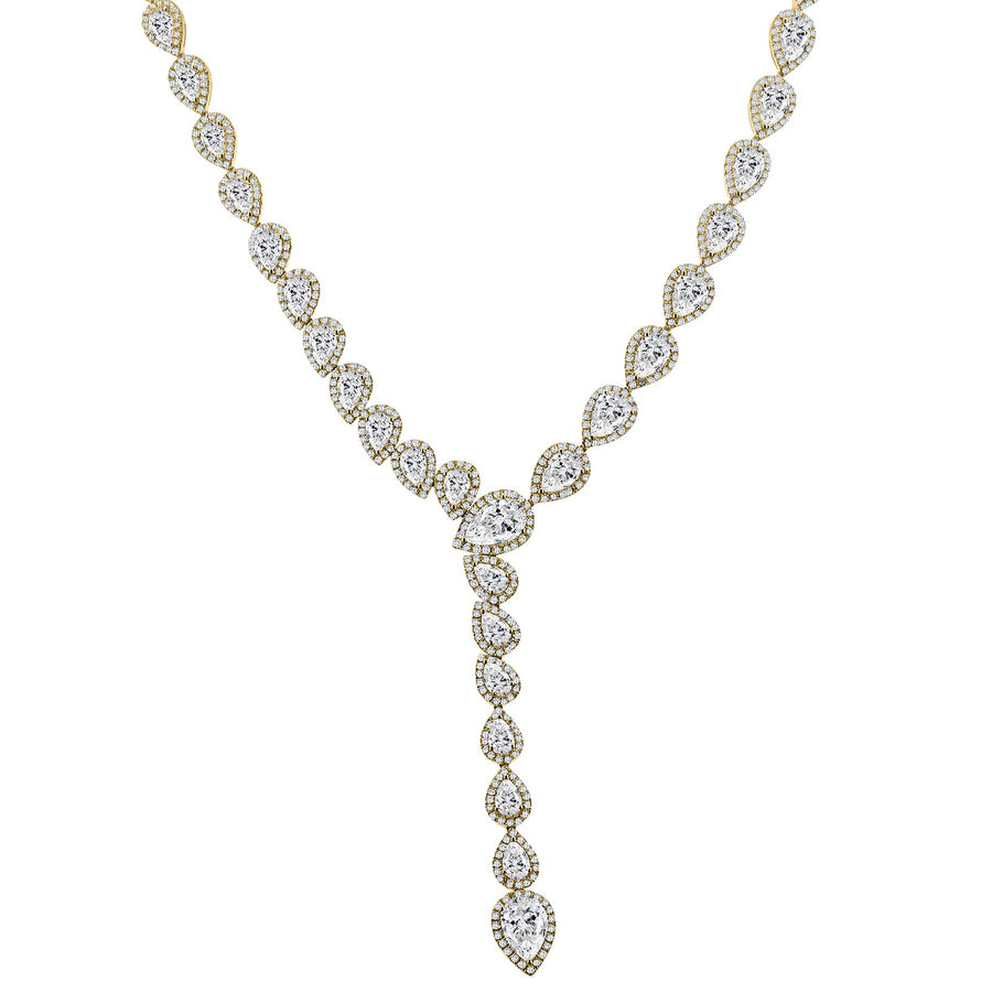 Diamond Lariat Necklace - DNODE00109