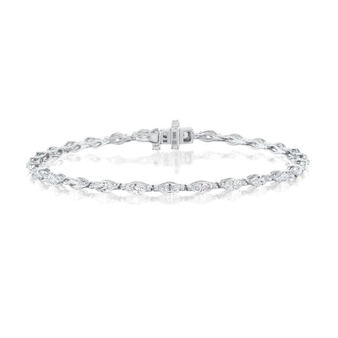 Diamond Line Bracelet-Diamond Line Bracelet - DBNKA02044