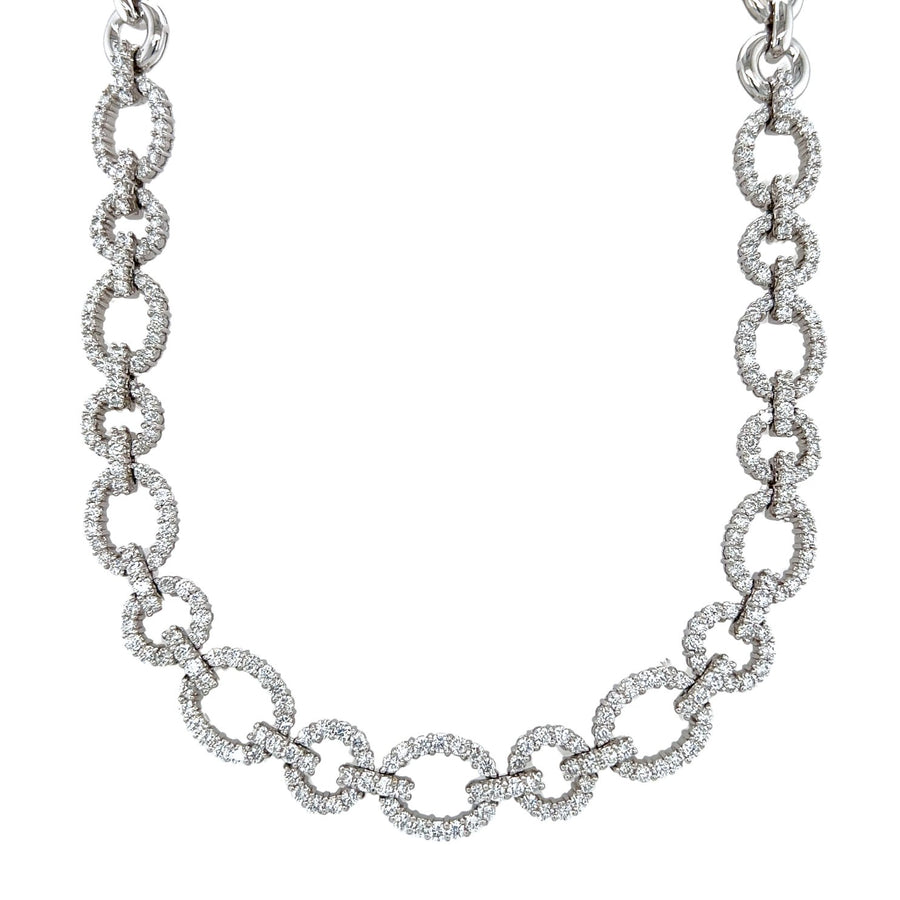 Diamond Link Necklace - DNMXM00046
