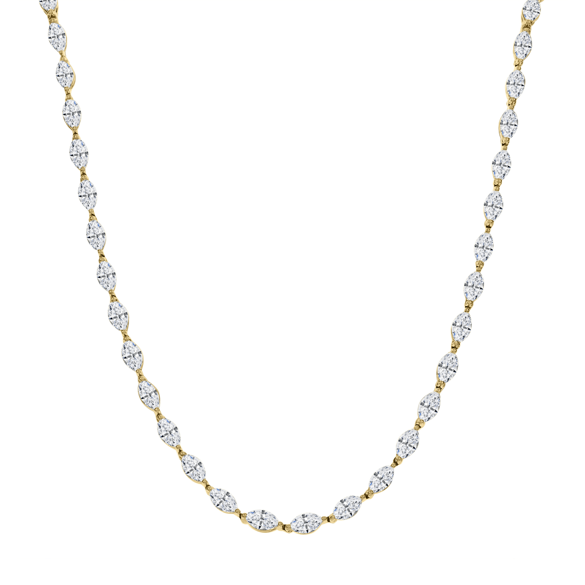 Diamond Marquise Necklace DNODE00046