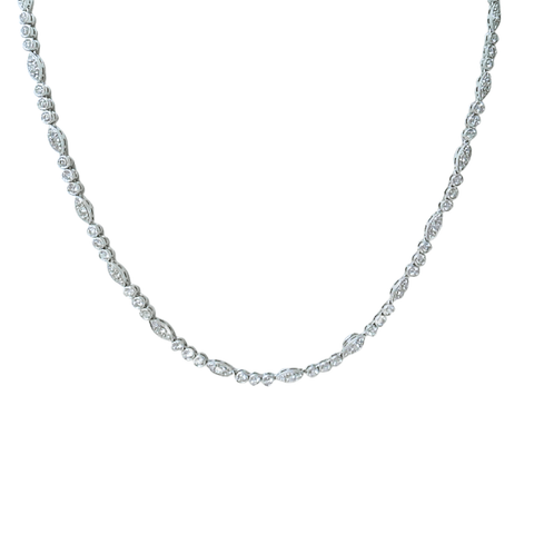 Diamond Necklace-Diamond Necklace DNABL00064