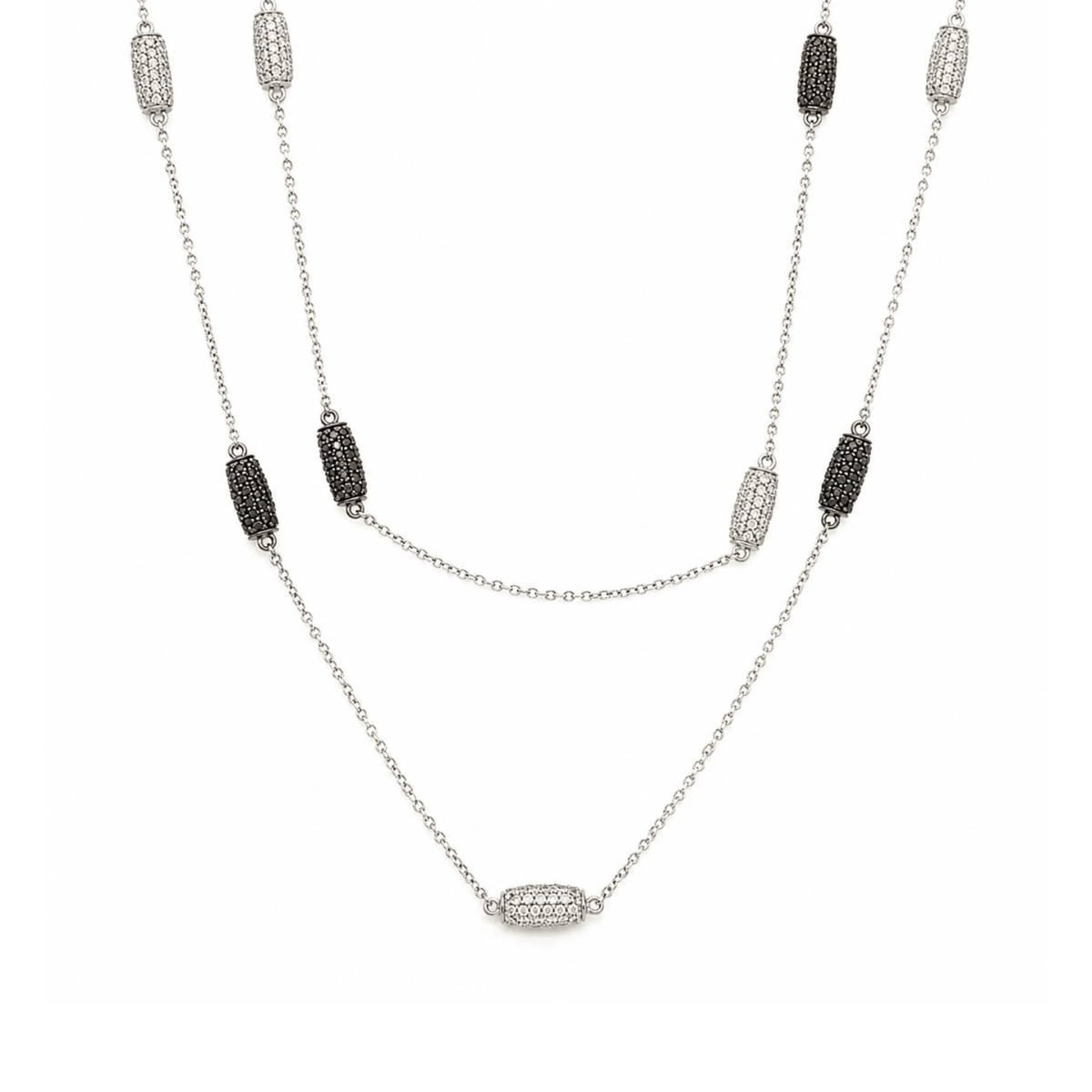 Black_and_White_Diamond_necklace_18k_white_gold