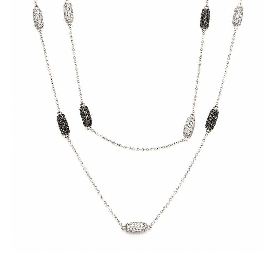 Black_and_White_Diamond_necklace_18k_white_gold
