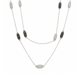Diamond Necklace-Black_and_White_Diamond_necklace_18k_white_gold