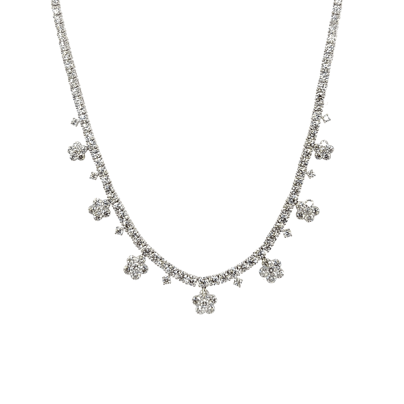 Diamond Necklace-Diamond Necklace - DNNEL00315